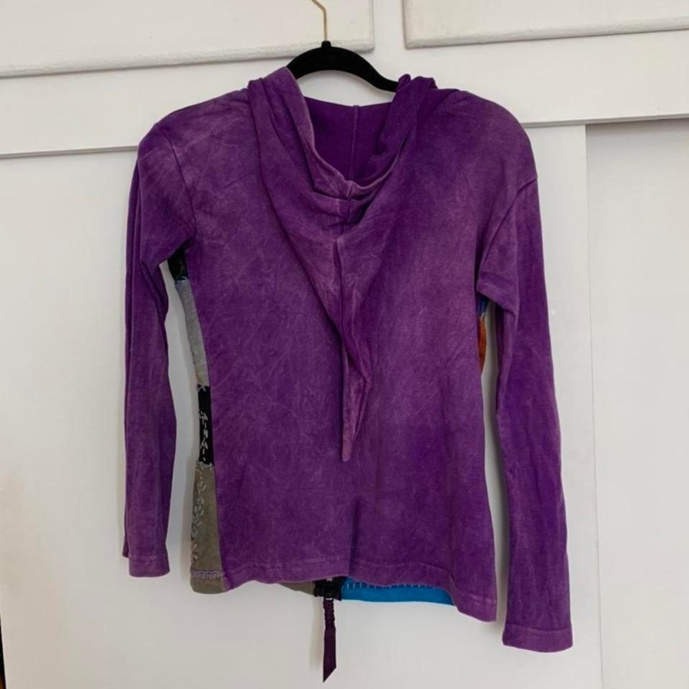 Vintage Patchwork Hoodie Jacket. - image 3